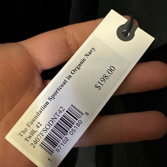 NEW Taylor Stitch green blazer sz44 XL foundation sports coat cotton twill NWT - Picture 14 of 16